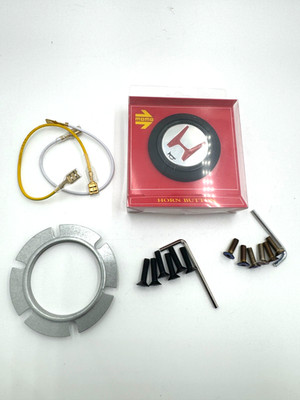HONDA JDM NSX HORN WIRES GROUND RING TITANIUAM SCREWS METAL SCREWS FITS ALL CARS
