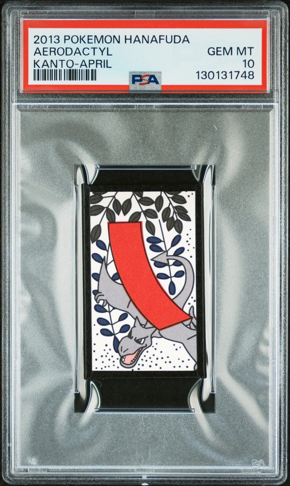2013 POKEMON HANAFUDA KANTO APRIL AERODACTYL PSA 10