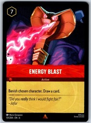 Energy Blast 131/204 Rare Azurite Sea - Disney Lorcana
