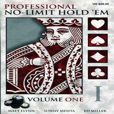 Professional No-Limit Hold 'em Volume I Sunny Mehta Paperback Ama