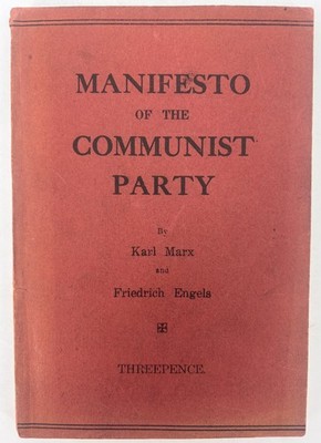 Karl Marx Friedrich Engels Manifesto of the Communist Party 1929 Modern Books