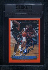 BAS 1999-00 Topps Charlie Ward #84 Seal of Authenticity Auto 3c7