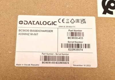 Datalogic BC9030 BASE CHARGER M-INT 433 Neu+OVP, 5052184362349 - Bild 1 von 2
