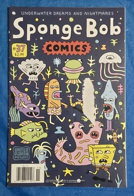 Spongebob Comics #37 | United Plankton Pictures | 2014 | Small Tear Front Cover