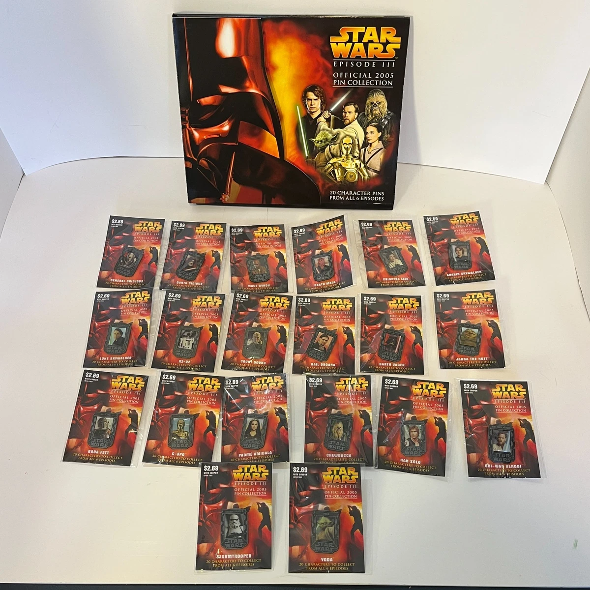 STAR WARS EPISODE III ピンコレクションボックス Canada Exclusive Star Wars Episode III 2005 Official Pin