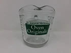 Vintage Anchor Hocking Oven Originals Green Label 2 Cup Glass Measuring Cup