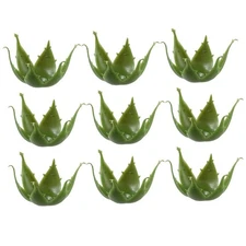 100Pcs Artificial Flower Calyxes,6 Petals Plastic Flower Sepals for DIY Craft...