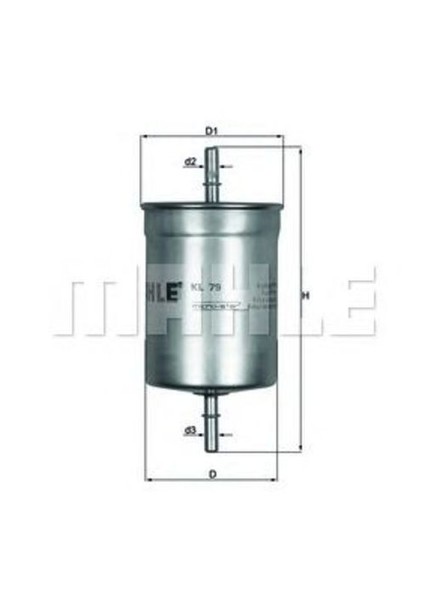 Mahle Knecht Kraftsofffilter Benzinfilter FüR A3 A4 A8 VW Golf 4 Transporter-image