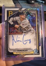 2024 Bowman - Chrome Rookie Auto Nick Gonzales #CRA-NG Mini-Diamond /100