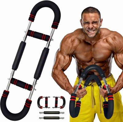 Brusttrainer Männer,Twister Armtrainer (40BL-110BL/18KG-50KG) 6 Stufen Einstelle