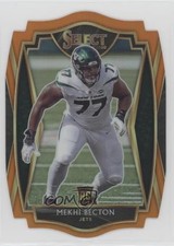 2020 Panini Select Premier Level Orange Prizm Die-Cut Mekhi Becton #190 0pr4