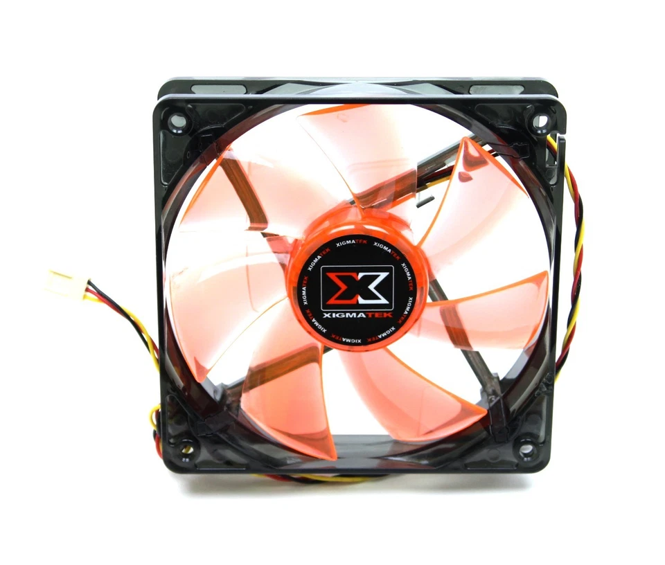 Xigmatek LED White Weiß 120mm Gehäuselüfter #31073