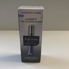 .5 oz Bausch + Lomb Lumify Eye Illuminations Hydra-Gel Brightening Eye Cream 15g