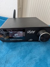 Sabaj A3 Home Audio Amplifier, 80Wx2, OLED Display, Bluetooth 4.2 Black
