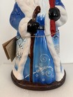 Metzler Bros. Folk Art XL 14” $298 Paper Mache Santa With Toy Pack Snow Scene — photo 5