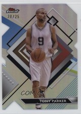 2023-24 Topps Finest Rare Die-Cut Refractor /25 Tony Parker #261 HOF 0rd2