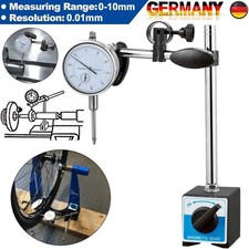 Magnet Messstativ mit Messuhr & Messeinsätzen Messuhrhalter Magnetfuß Flexibel