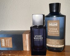 Bath Body Works Stone Washed 3.4 Oz Cologne Body Spray  3-in-1 Body Wash New