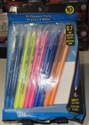 10 Pack Jot Smooth Writing Multi Color Ballpoint Pens (Black) 0.7 Mm