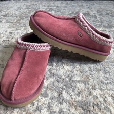 UGG Australia Tasman Women  s Fuchsia Pink Mule Slippers Clogs Size 6