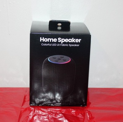 GEMS Wireless Home Speaker - Black Bluetooth Capable Carrying Strap Light Up NEW