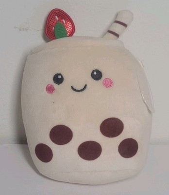 Unbranded Boba Tea Plush 6'' Soft Stuffed Toy Straw Cuddly
