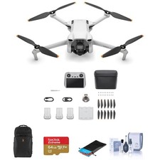 DJI Mini 3 Drone Fly More Combo with RC Remote Controller Bundle with Backpack,