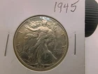 1945 Walking Liberty Silver Half Dollar AU/BU