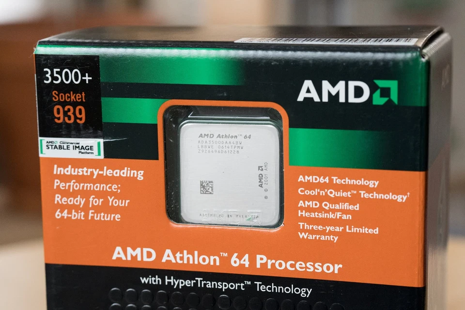 Brand New AMD Athlon 64 3500+ Socket 939 Retail Box Processor ADA3500BPBOX - Image 2 of 4
