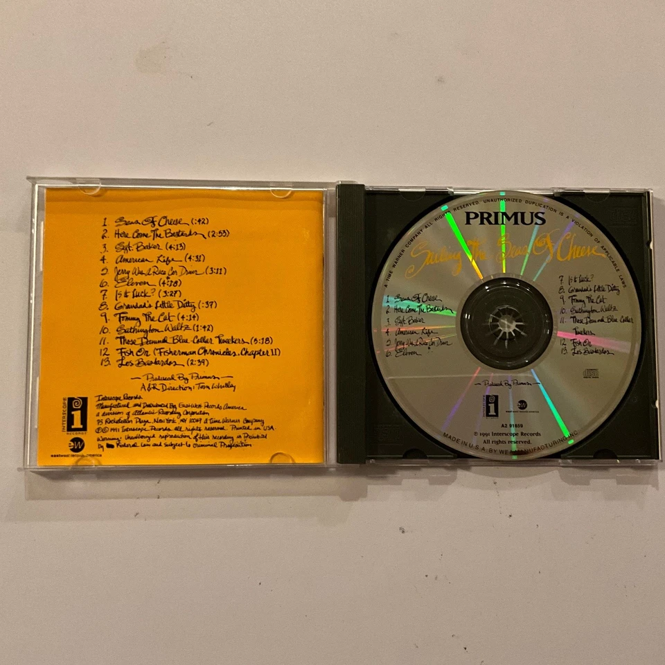 Primus - Sailing The Seas Of Cheese CD 1991 Alternative Metal Interscope - Изображение 2 из 3
