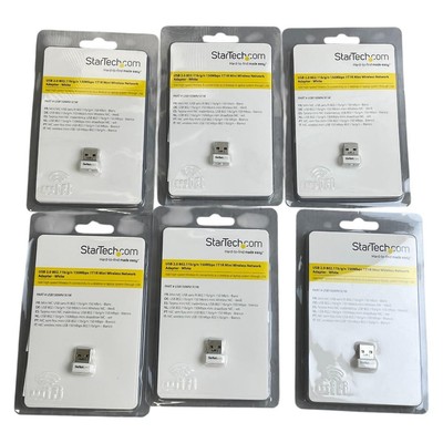 Lot of 6 | StarTech.com USB 150Mbps Mini Wireless N Network Adapter - 802.11n/g