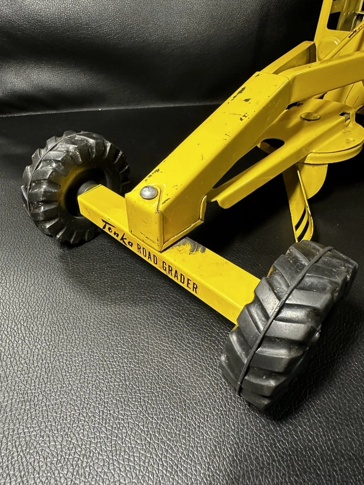 VINTAGE - Tonka Road Grader No. 12 State Hi-Way Dept Pressed Steel - Image 3 of 4