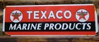VINTAGE TEXACO PORCELAIN SIGN GAS PUMP PLATE GASOLINE MOTOR OIL FUEL COMPANY