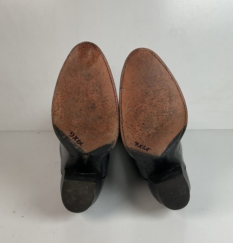 Vintage Dan Post Grey Cowgirl Boots 6 C USA Made - Picture 2 of 22