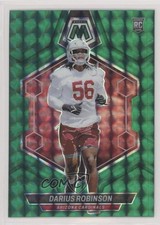 2024 Panini Mosaic Rookies Green Mosaic Prizm Darius Robinson #327 1ar2