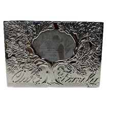 Lenox Our Family Photo Album   Silver Plated 4x6, Box Worn, New