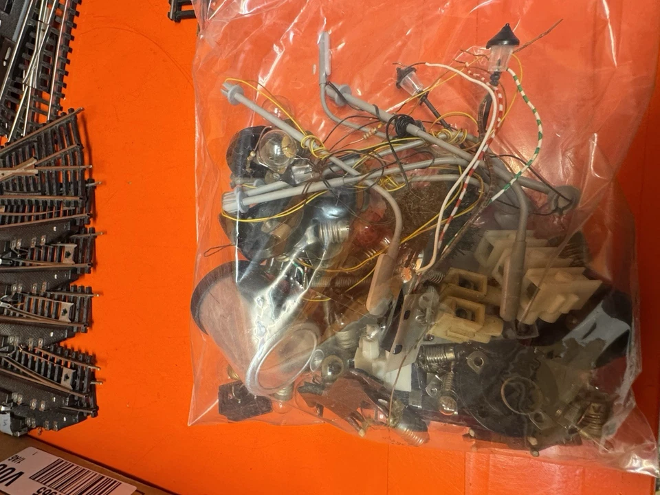 Piko GDR Bundle H0 Rails Straight Curves Points Lamps Accessories Used - Image 2 of 4