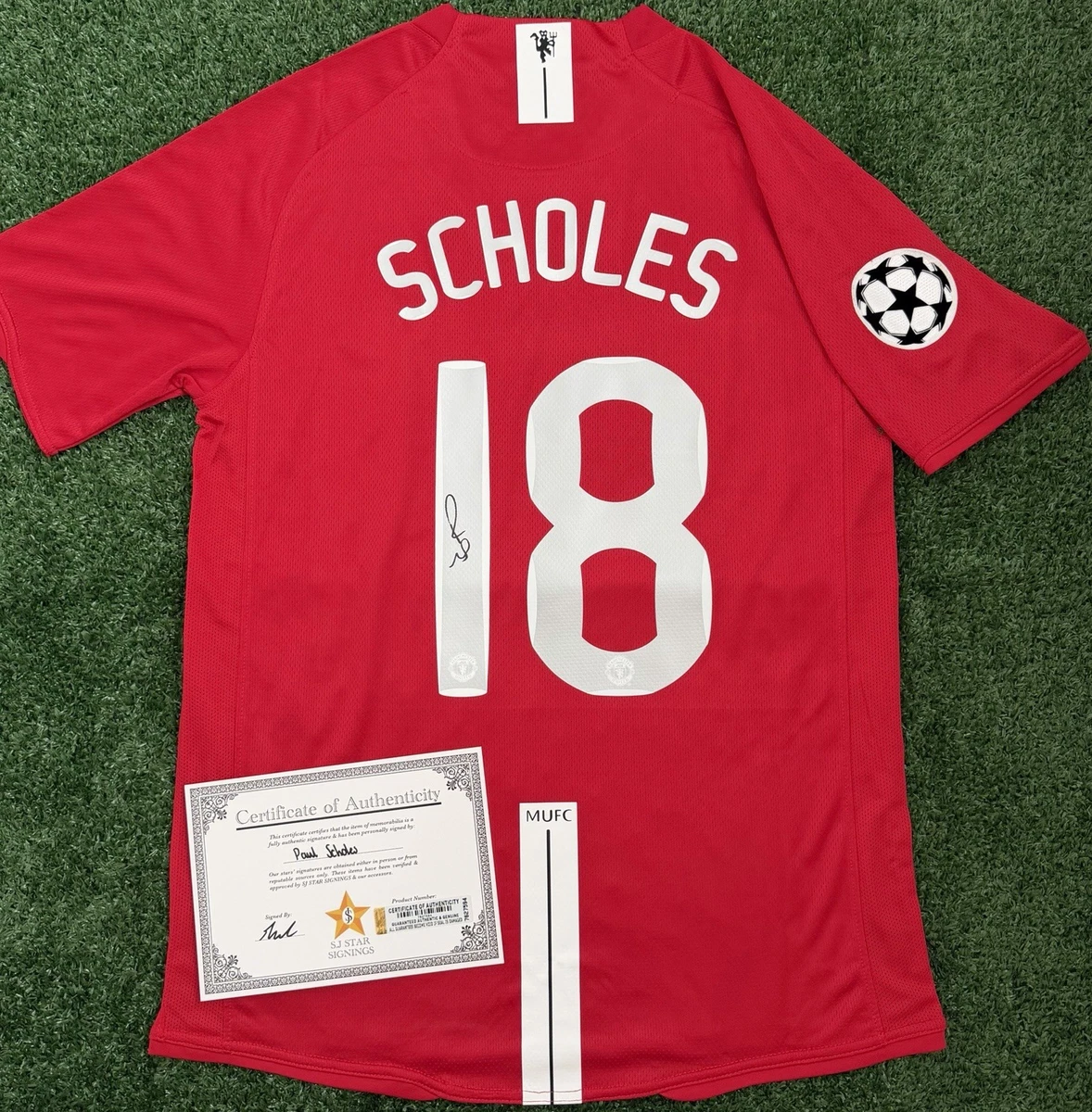 Scholes Signed Shirt for sale | eBay UK