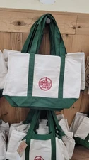 GREEN! Trader Joe's Large Tote - Canvas, Reusable - NWT