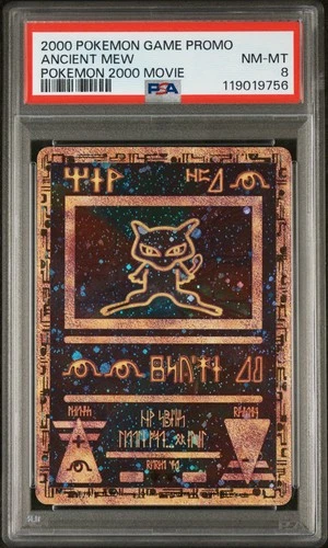 2000 POKEMON GAME MOVIE POKEMON 2000 MOVIE ANCIENT MEW PSA 8