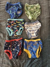 MooMoo Boys Toddler 2T Training Pants Underwear 6 pairs Washable Absorbent
