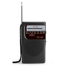 926 New AM FM Radio Battery Operated Portable Pocket Radio Telescopic Antenna Ra