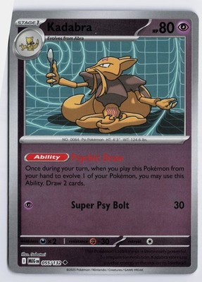 Kadabra - MEG #055/132 ME01: Mega Evolution Reverse Holofoil NM