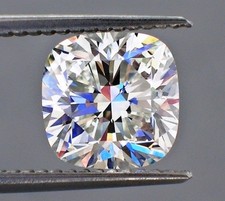 4.80 Ct Loose Moissanite Cushion Cut 10.00 MM D Color, IF Clarity -AGL Certified