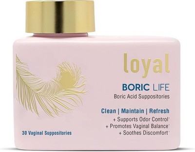 Loyal Boric Life - Acid Vaginal Suppositories - 600mg - Supports Odor... 