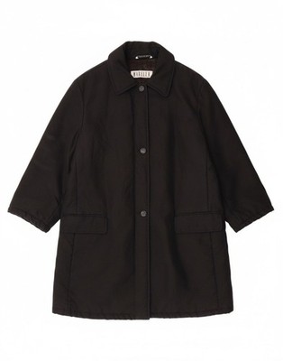 MARELLA Womens Windbreaker Coat UK 16 Large Black Polyester AK15