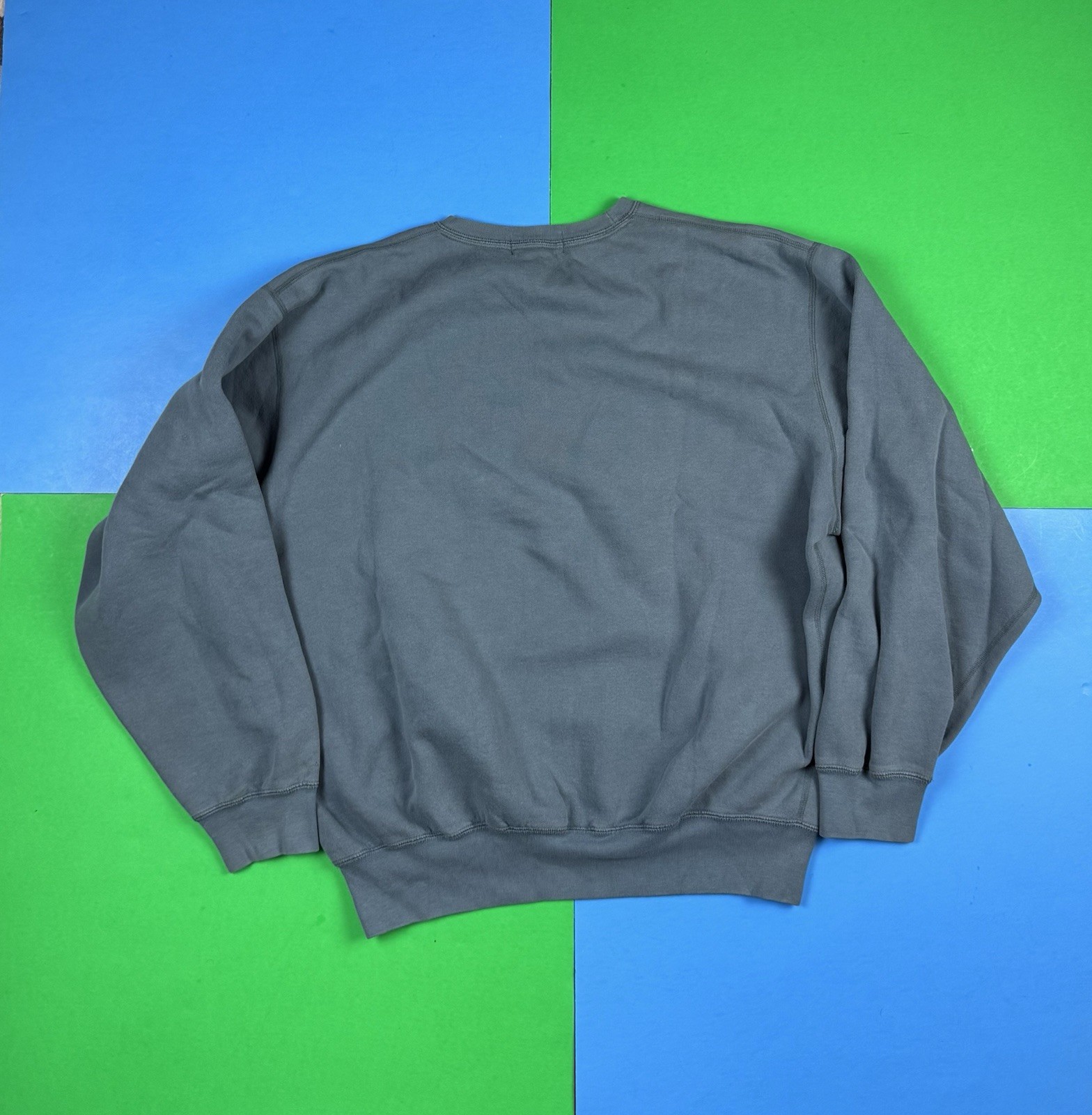 Felpa girocollo vintage anni 90 POLO Ralph Lauren blu chiaro taglia grande pony