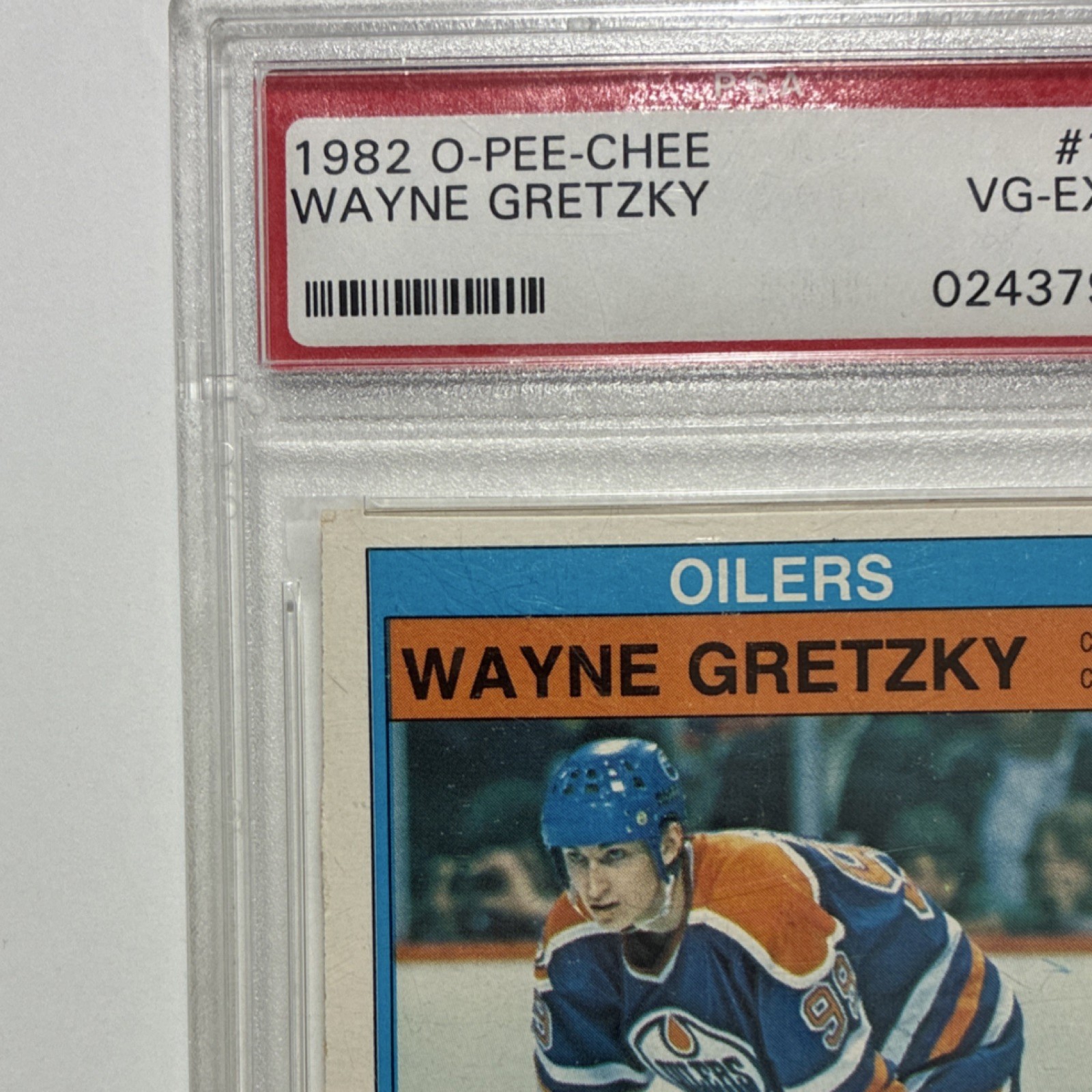 O-Pee-Chee 1982-83 Wayne Gretzky #106 PSA 4 Edmonton Oilers Ice Hockey view 12