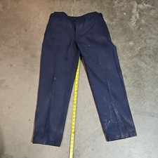 Workrite 34x30 Station Pants Fire Resistant 2112 Nomex ARC 7 Firefighter Navy