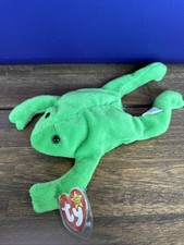 Ty Beanie Buddy Legs the Frog PVC Pellets   